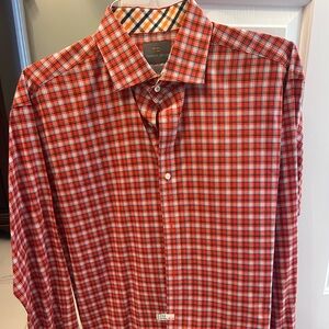 Thomas Dean Men's Plaid Shirt